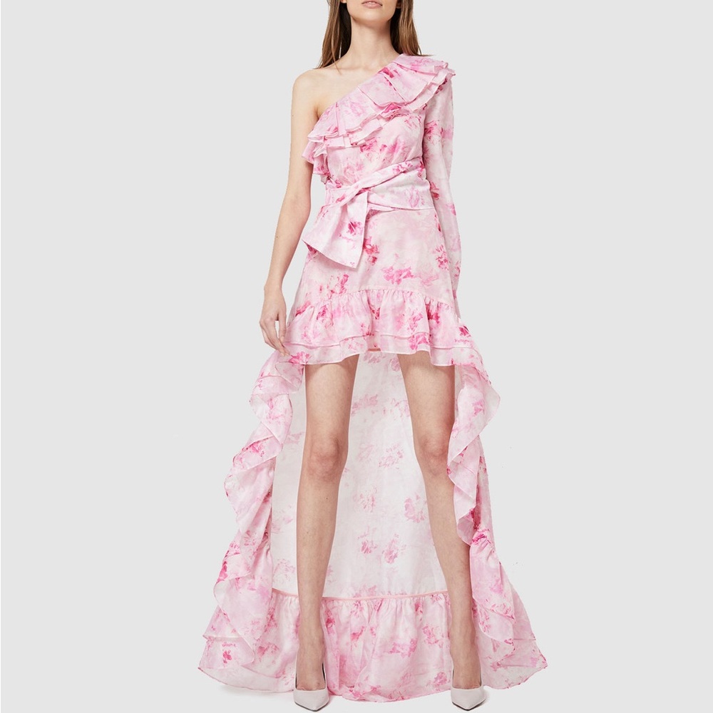 Atoir One Shoulder Whirlwind Dress